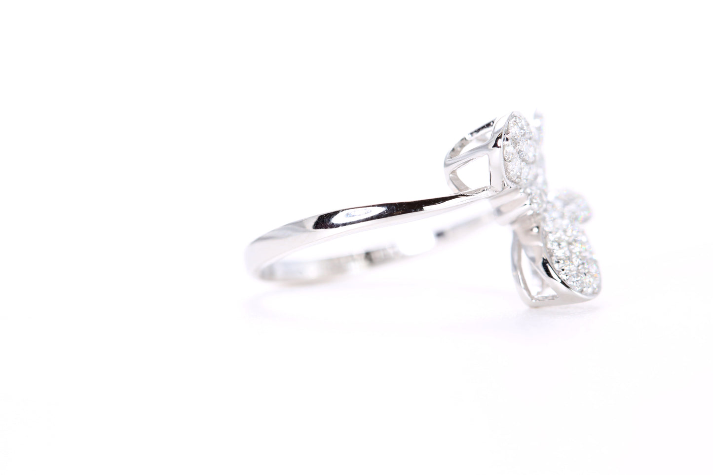 Pavé Diamond Butterfly Ring