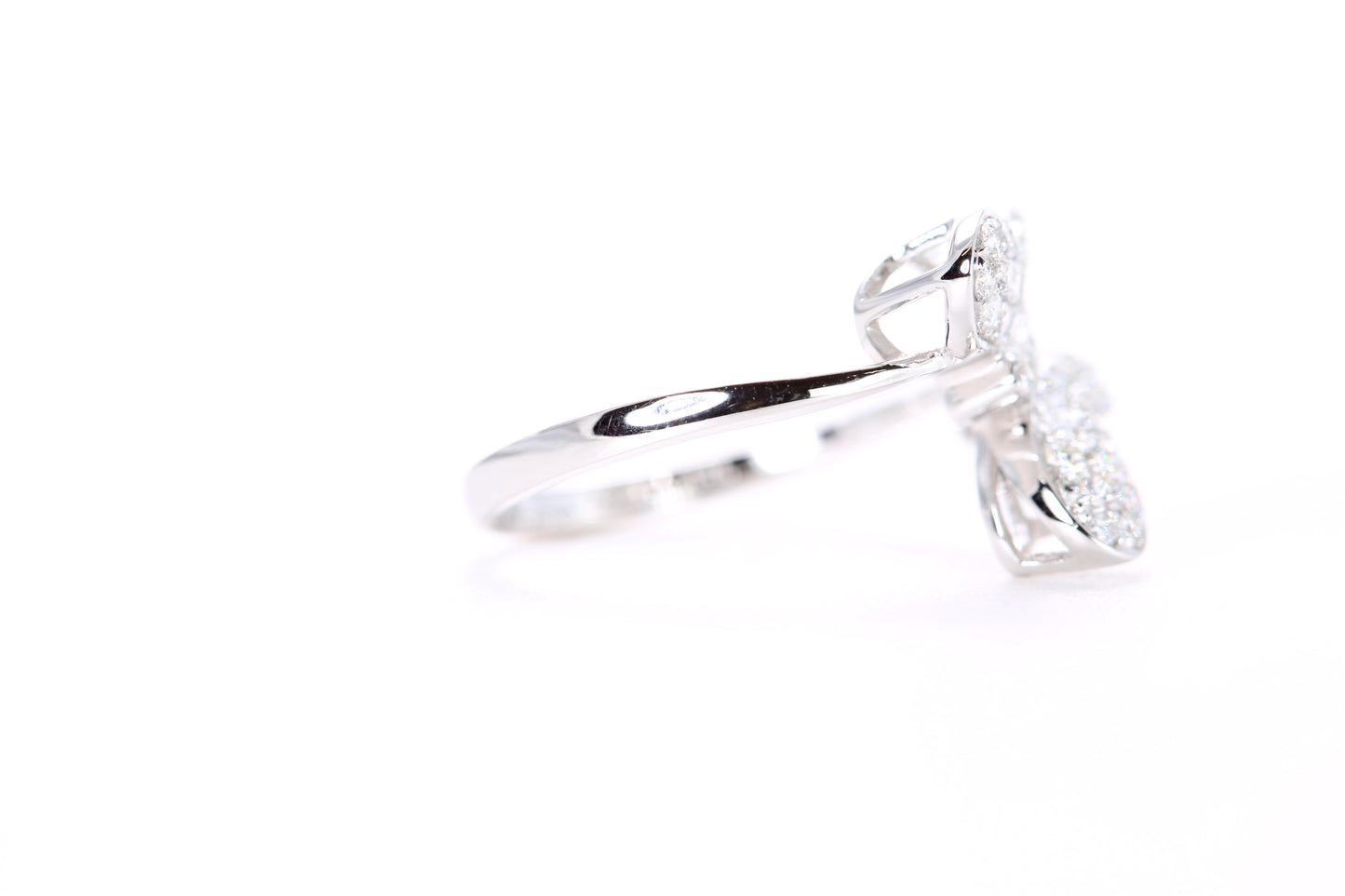 Pavé Diamond Butterfly Ring