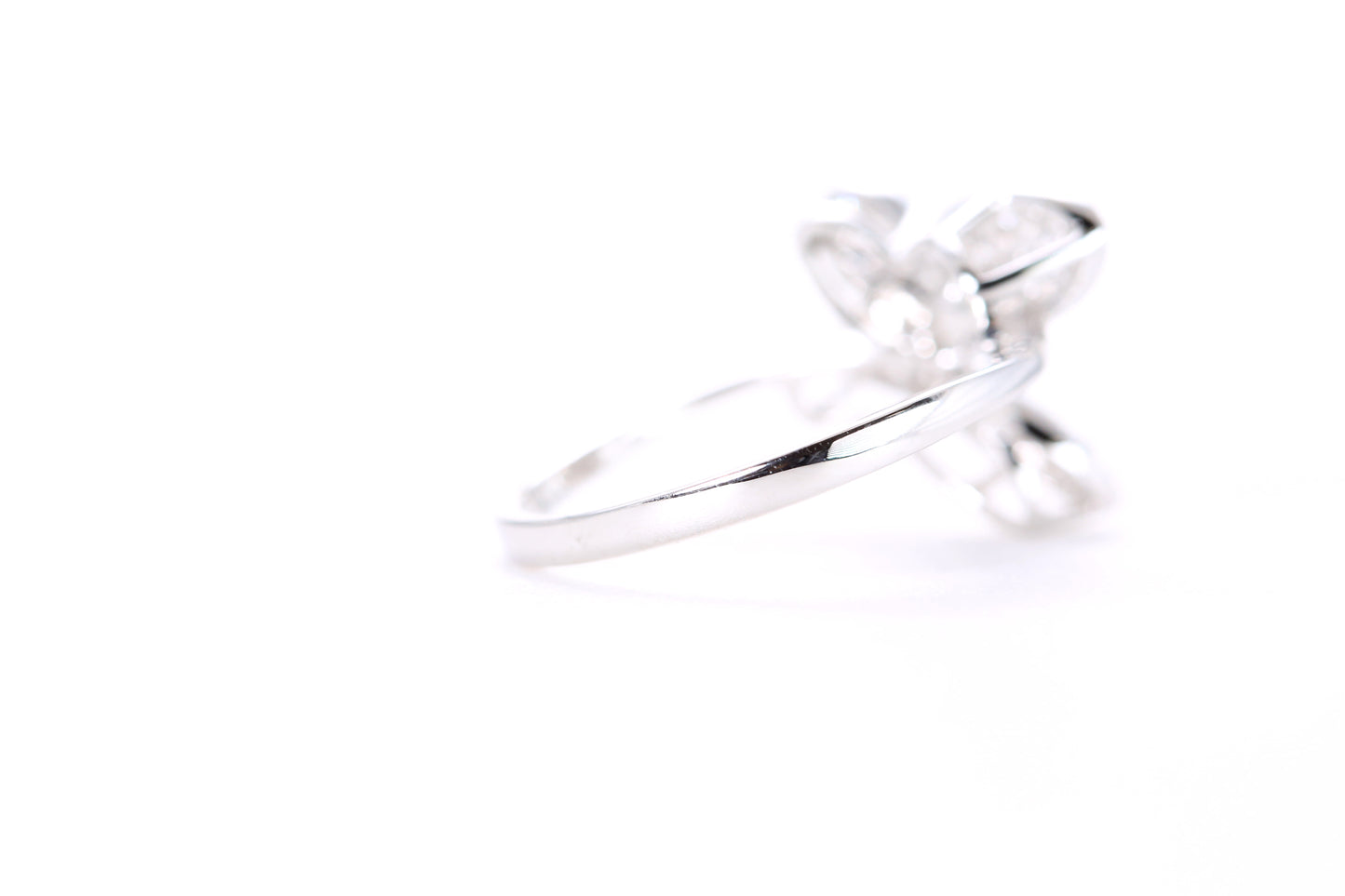 Pavé Diamond Butterfly Ring