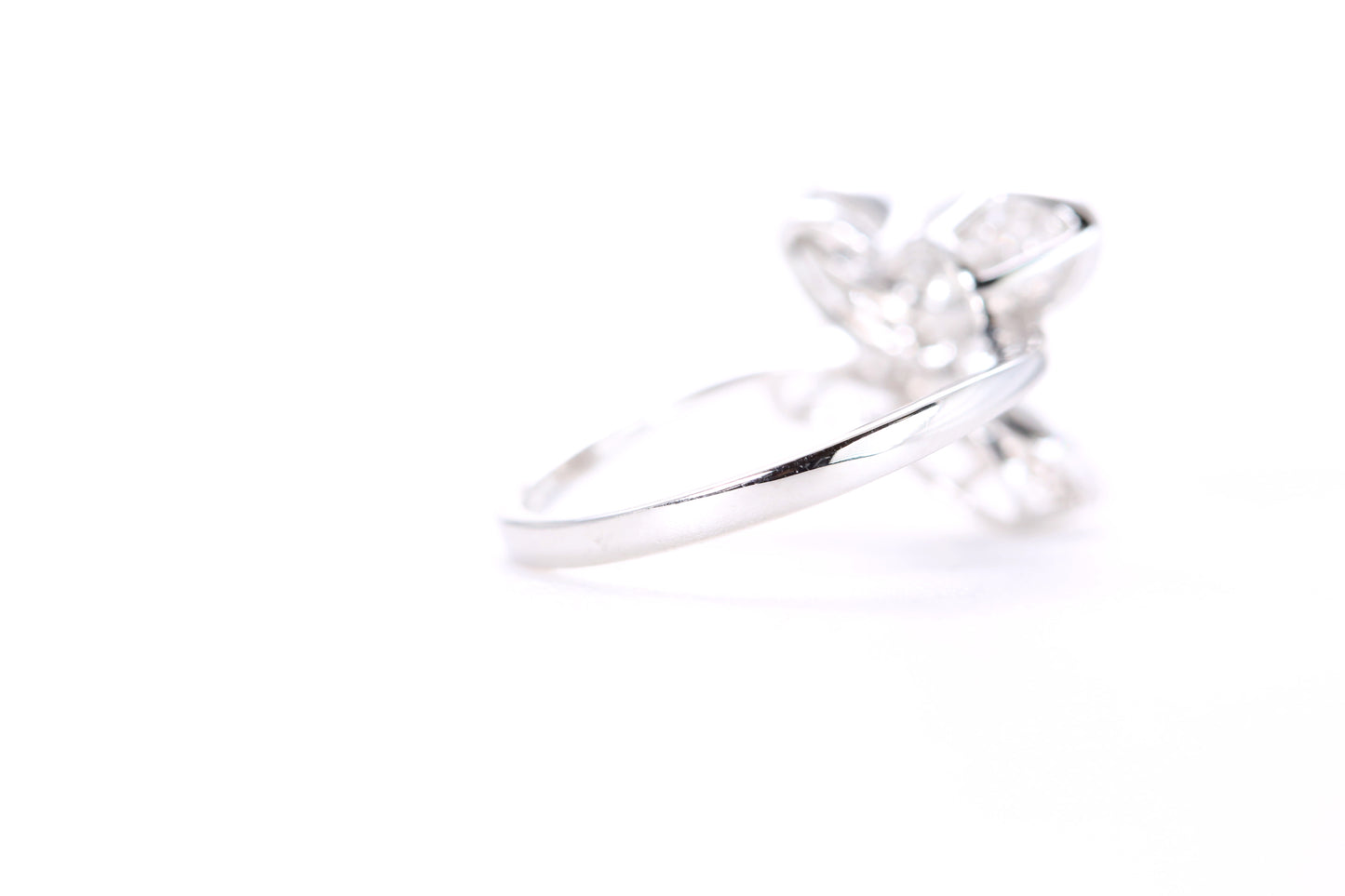 Pavé Diamond Butterfly Ring
