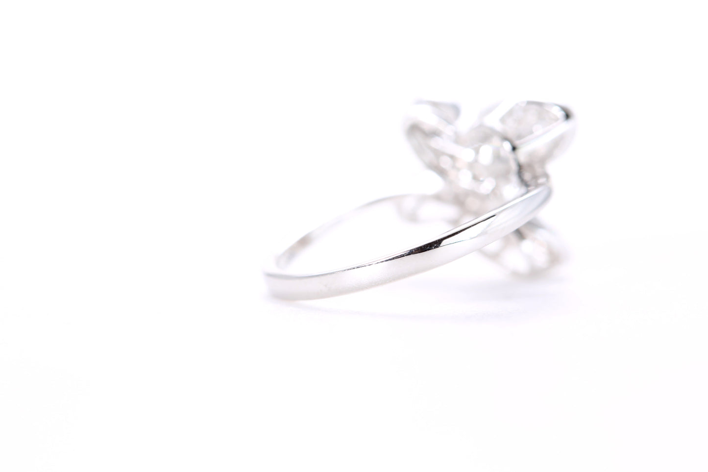 Pavé Diamond Butterfly Ring