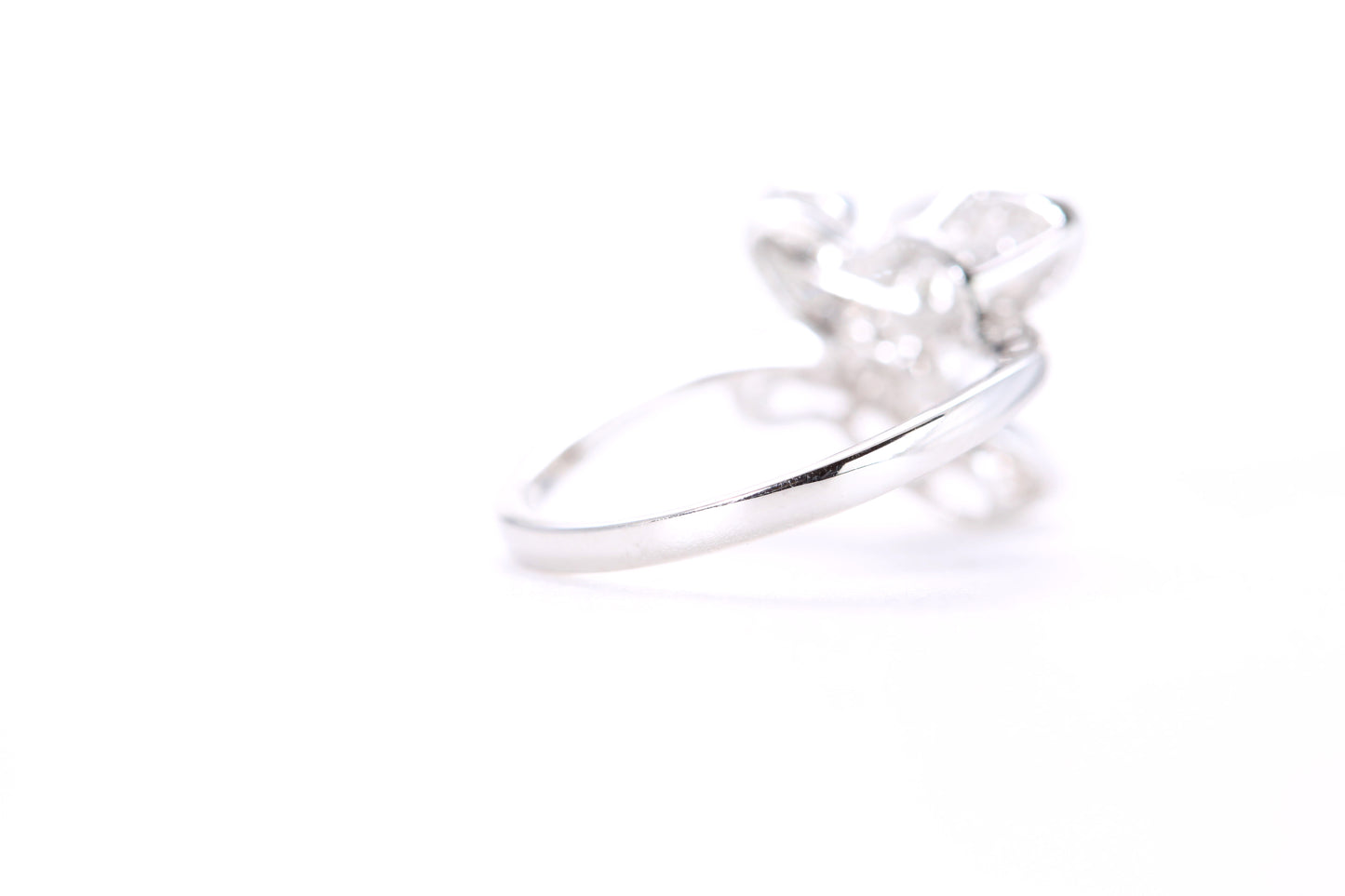 Pavé Diamond Butterfly Ring