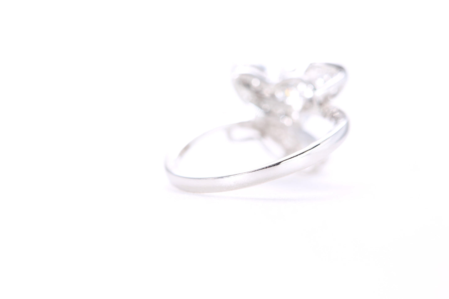 Pavé Diamond Butterfly Ring