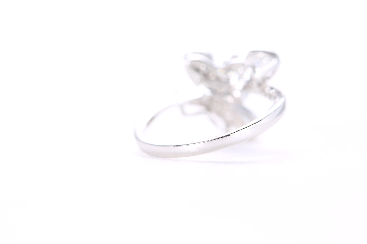 Pavé Diamond Butterfly Ring