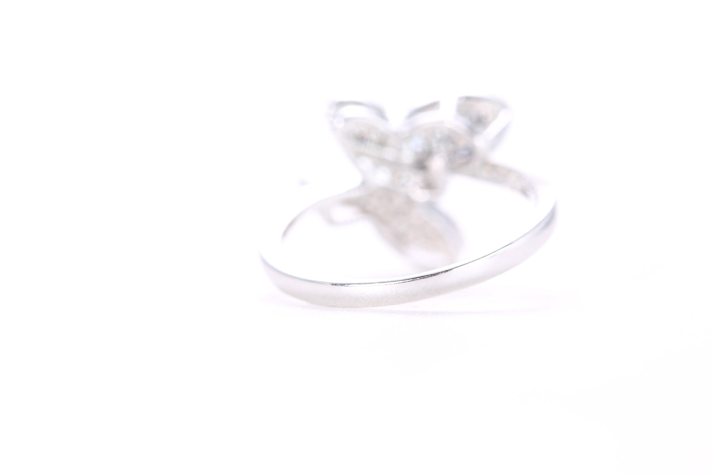 Pavé Diamond Butterfly Ring