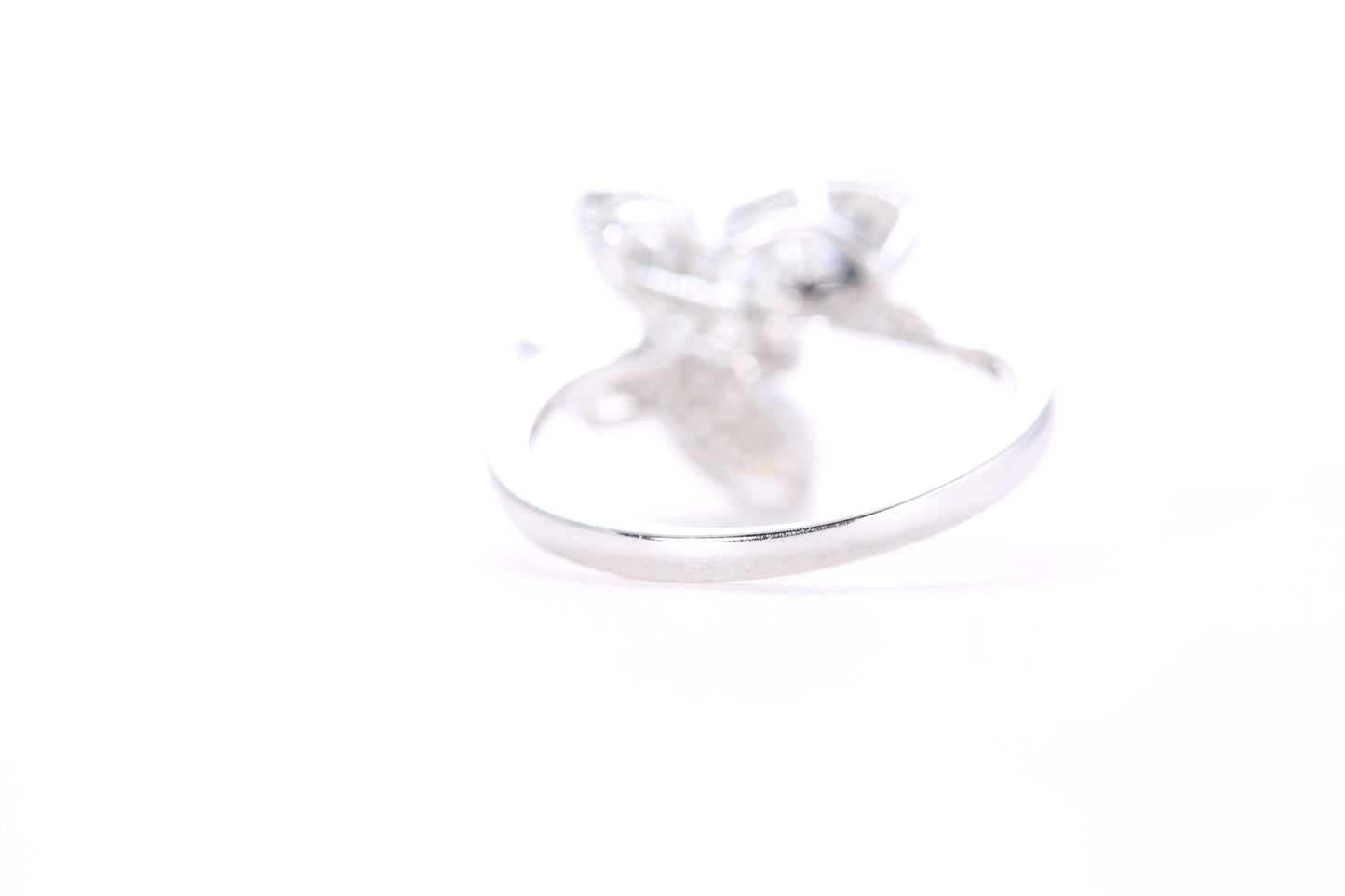 Pavé Diamond Butterfly Ring