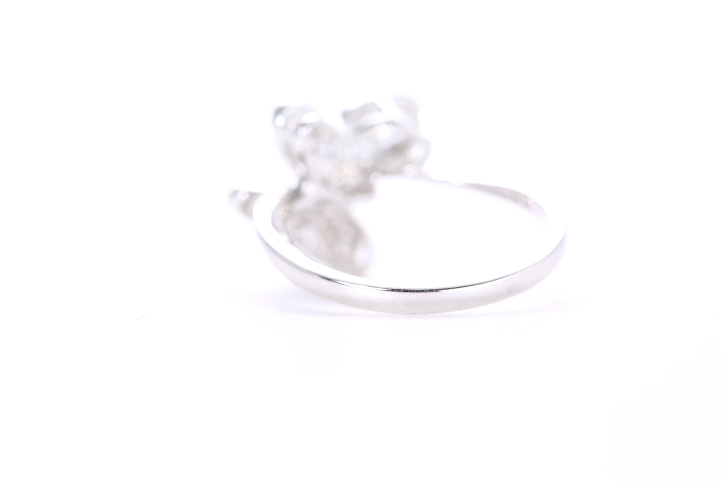 Pavé Diamond Butterfly Ring