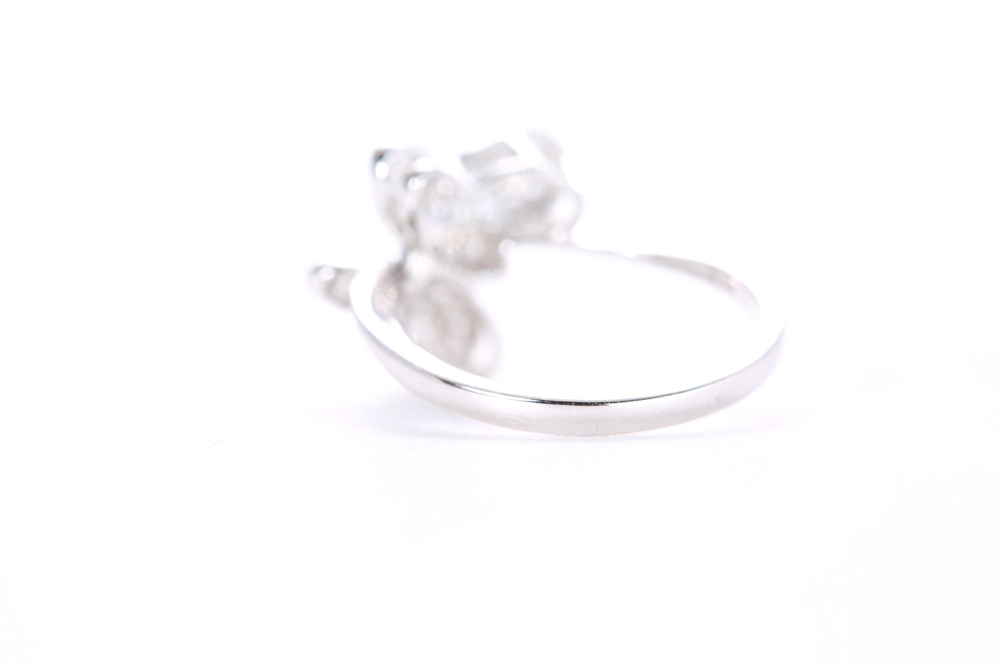 Pavé Diamond Butterfly Ring