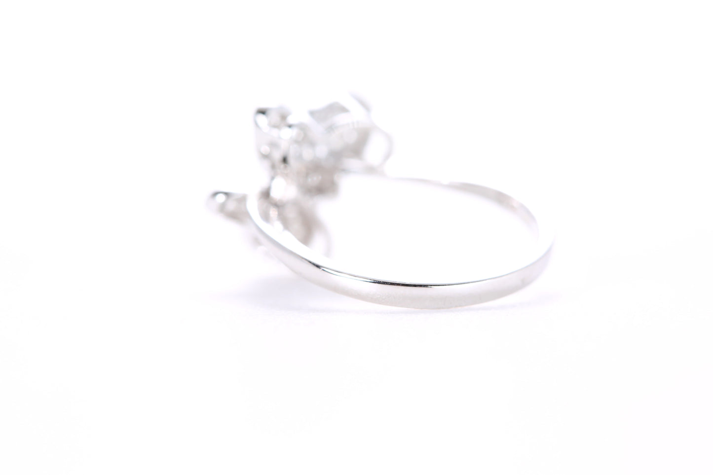 Pavé Diamond Butterfly Ring