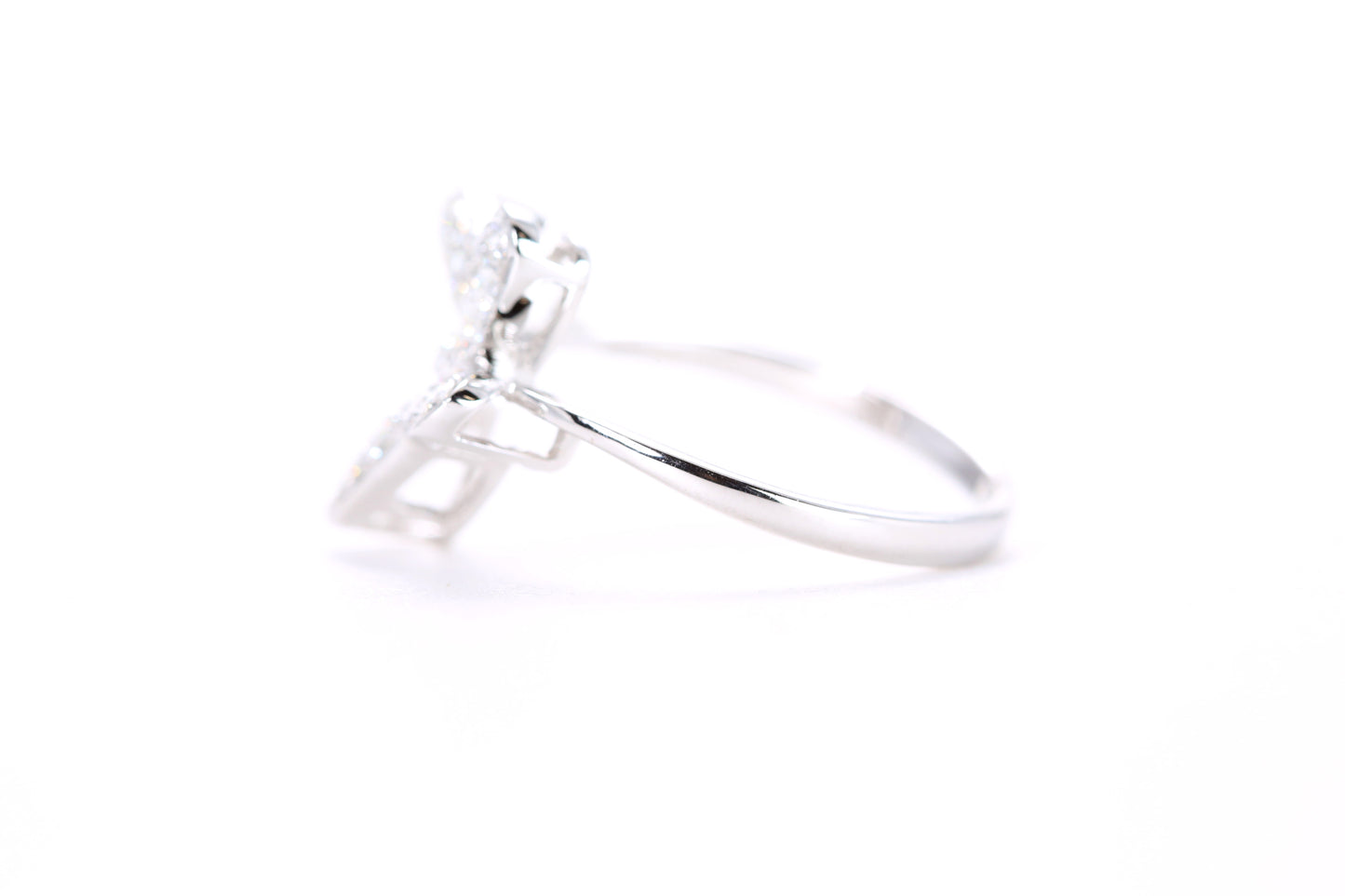 Pavé Diamond Butterfly Ring