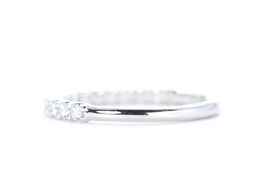 Pavé Diamond Ring 1/2 Carat in Platinum
