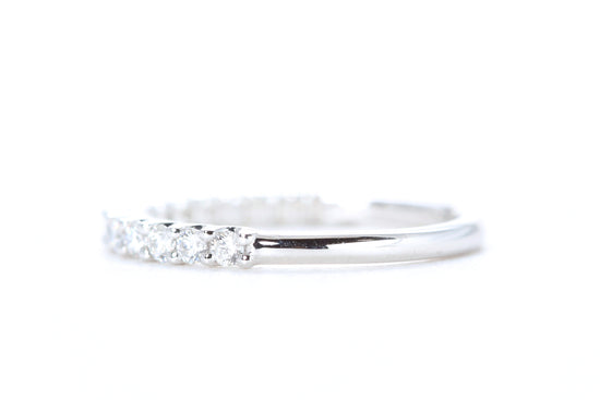 Pavé Diamond Ring 1/2 Carat in Platinum