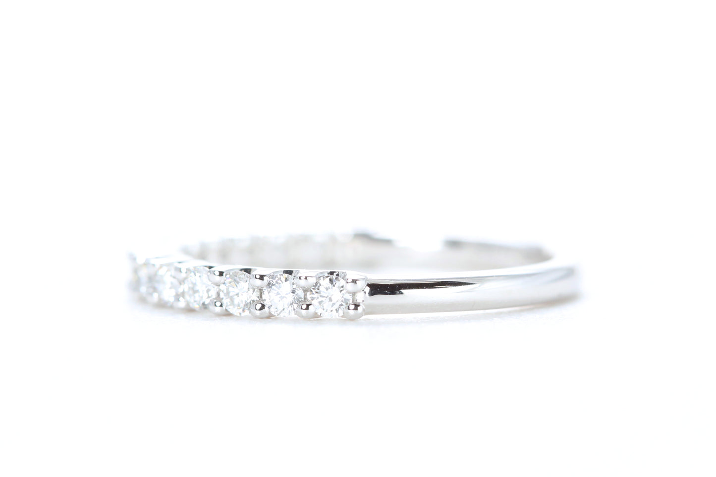 Pavé Diamond Ring 1/2 Carat in Platinum