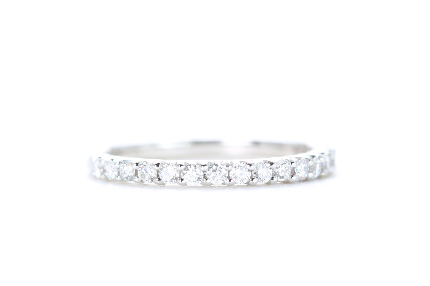 Pavé Diamond Ring 1/3 Carat in Platinum