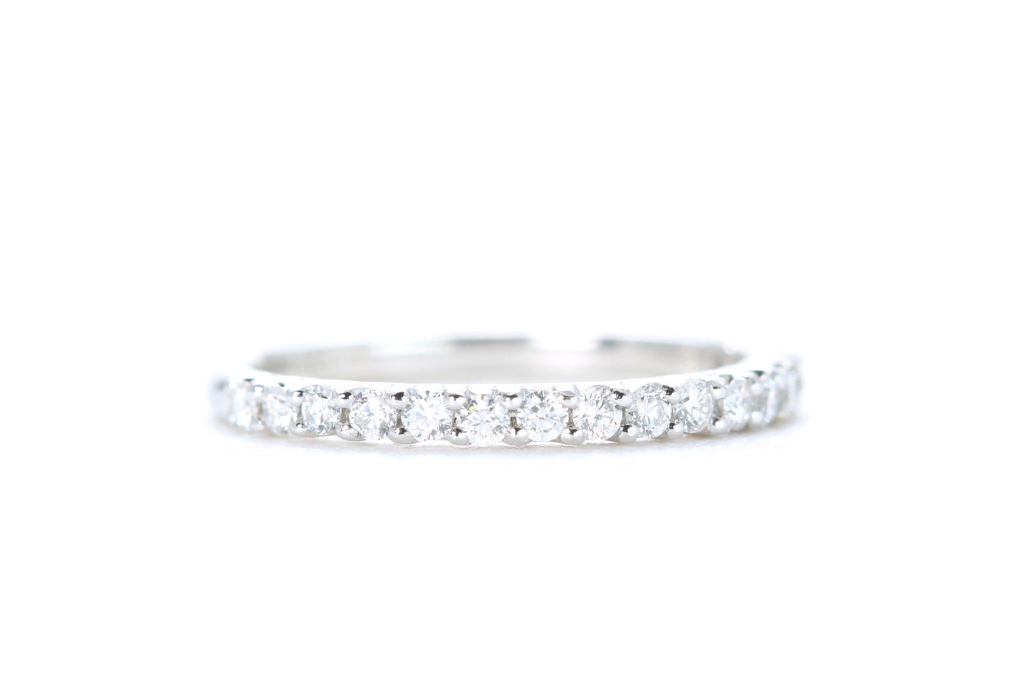Pavé Diamond Ring 1/3 Carat in Platinum
