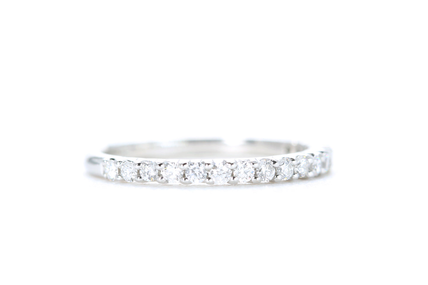 Pavé Diamond Ring 1/3 Carat in Platinum