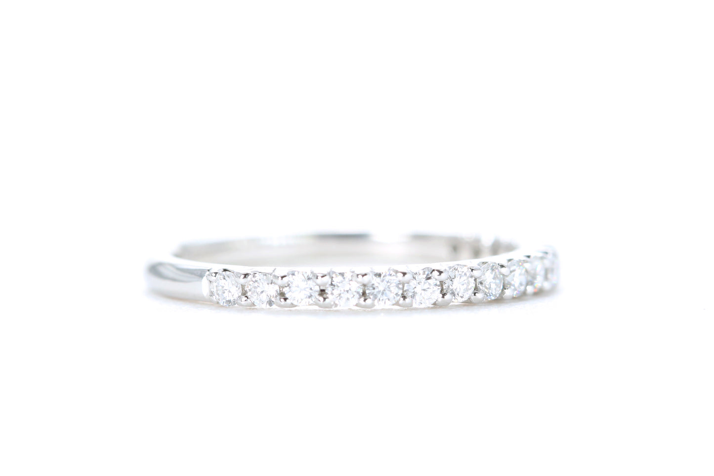 Pavé Diamond Ring 1/3 Carat in Platinum