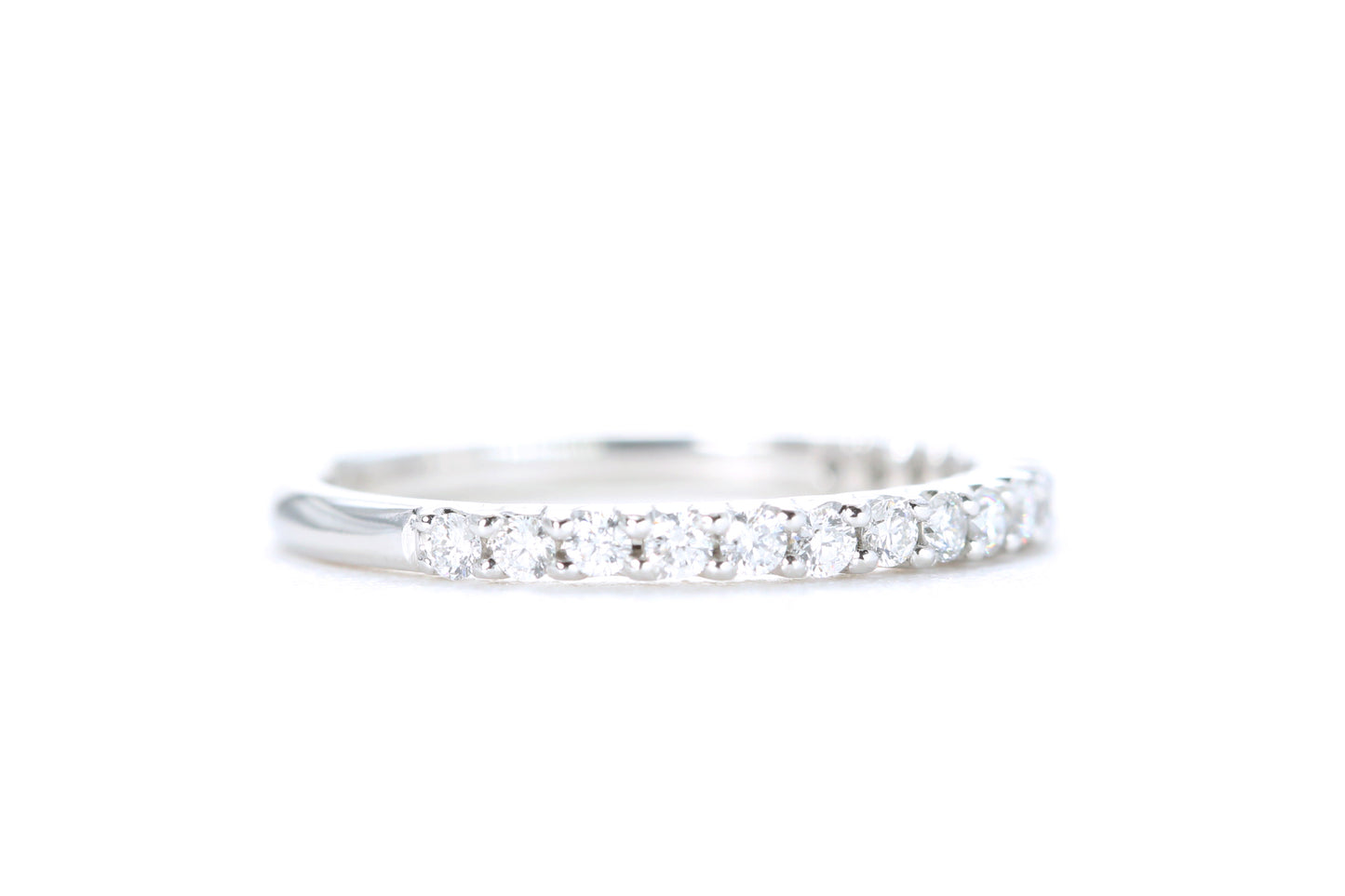 Pavé Diamond Ring 1/3 Carat in Platinum
