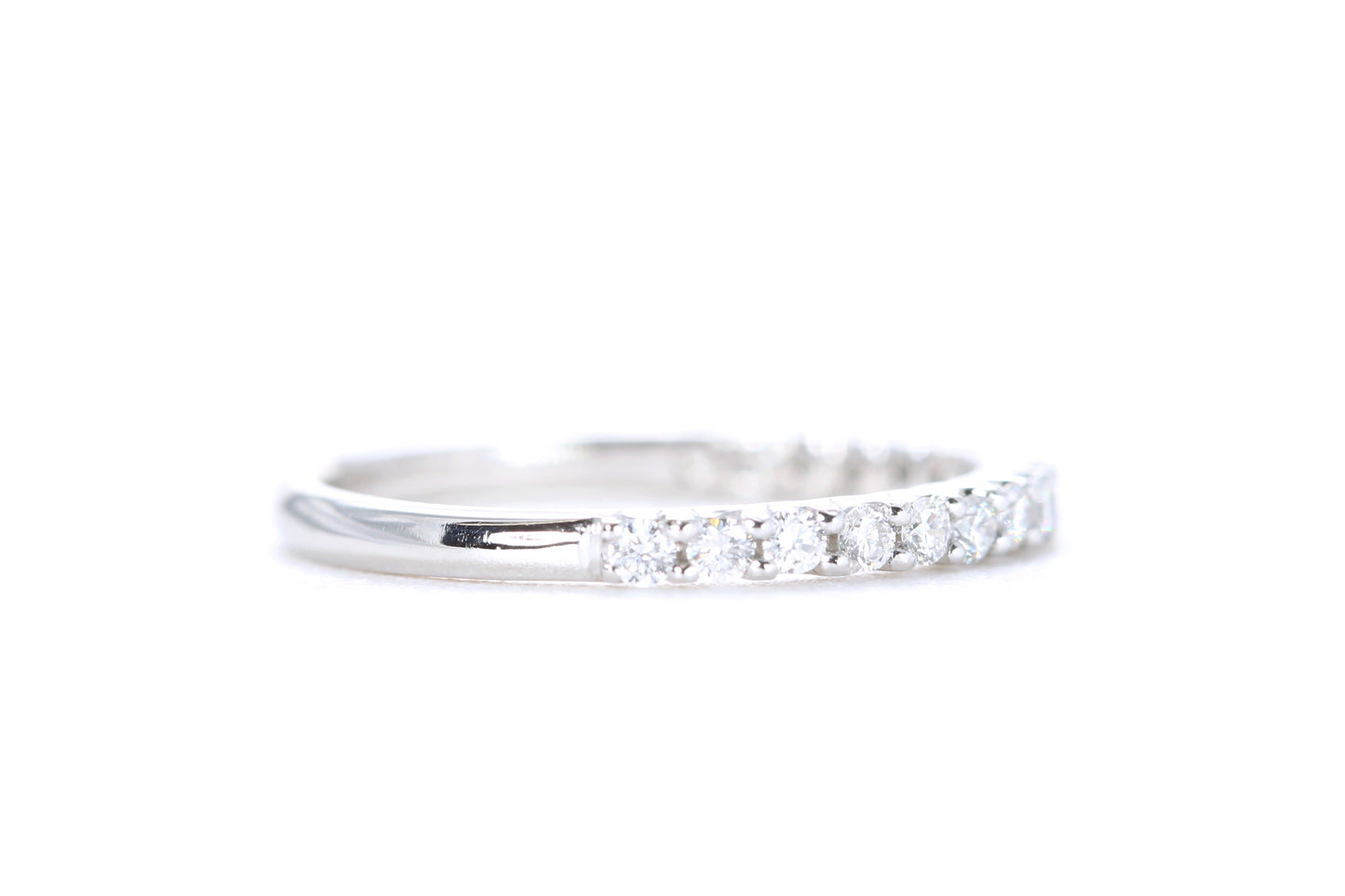 Pavé Diamond Ring 1/3 Carat in Platinum