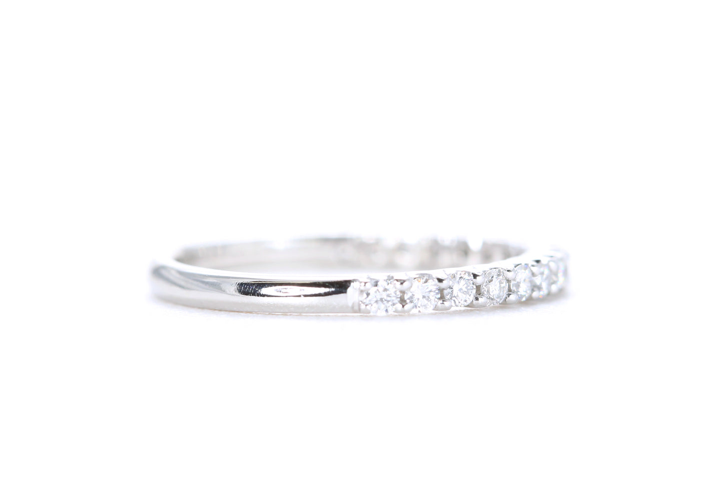 Pavé Diamond Ring 1/3 Carat in Platinum