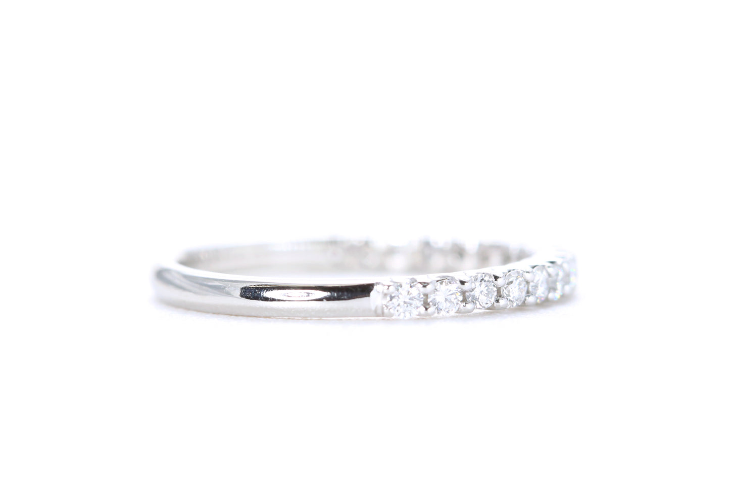 Pavé Diamond Ring 1/3 Carat in Platinum