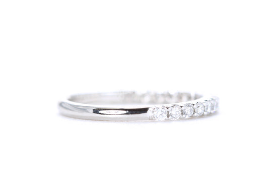 Pavé Diamond Ring 1/3 Carat in Platinum