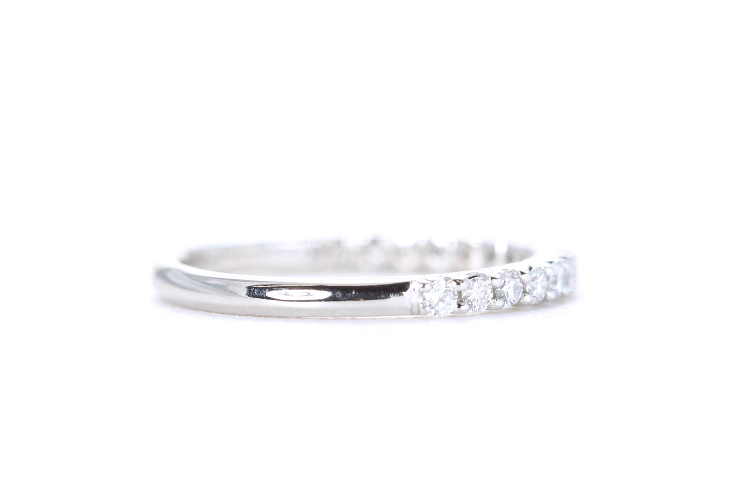 Pavé Diamond Ring 1/3 Carat in Platinum