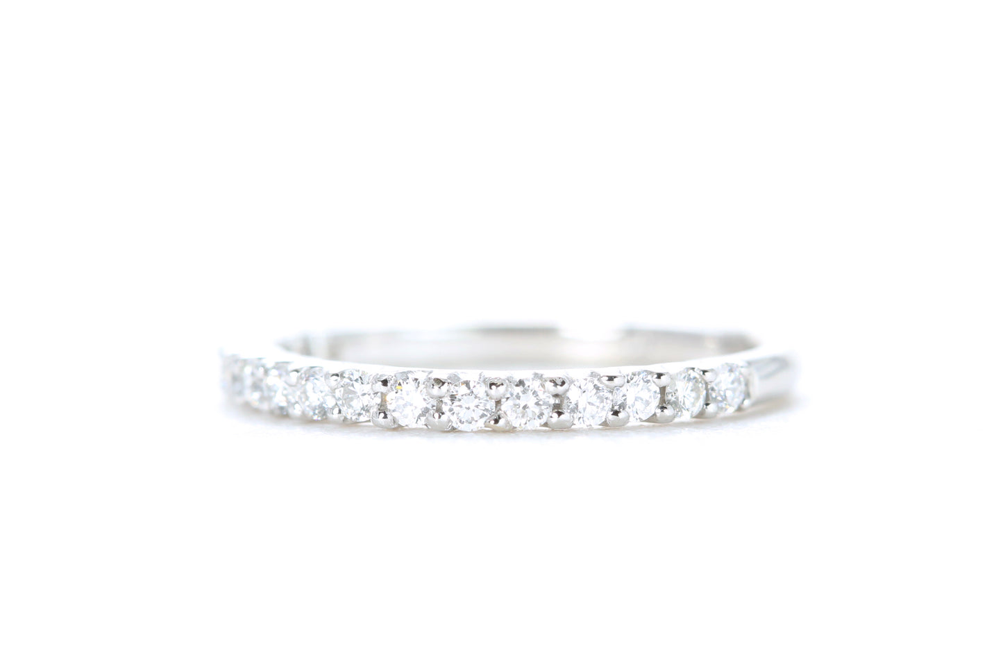Pavé Diamond Ring 1/3 Carat in Platinum