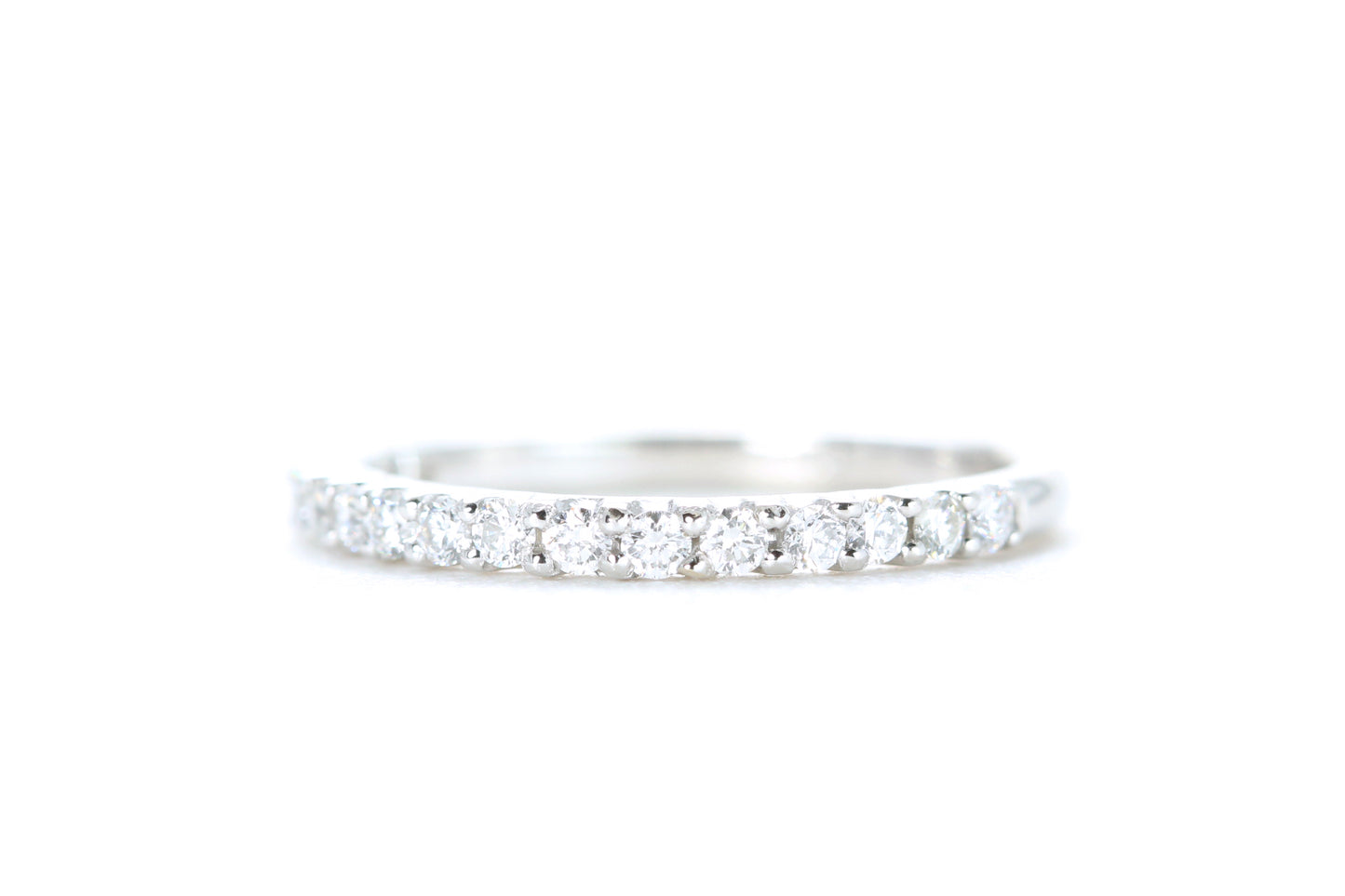 Pavé Diamond Ring 1/3 Carat in Platinum