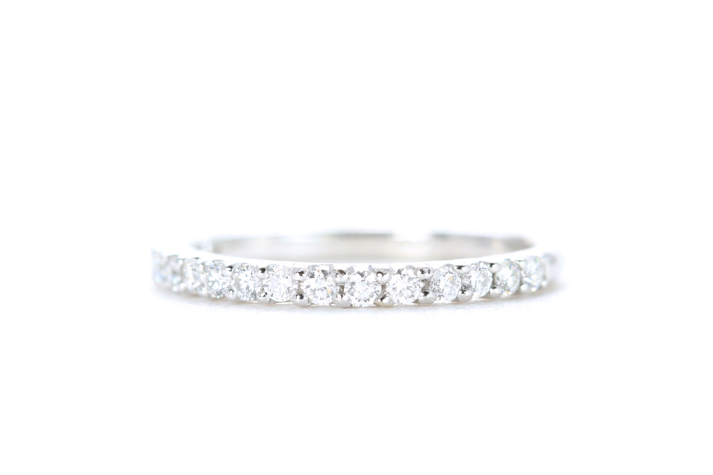 Pavé Diamond Ring 1/3 Carat in Platinum