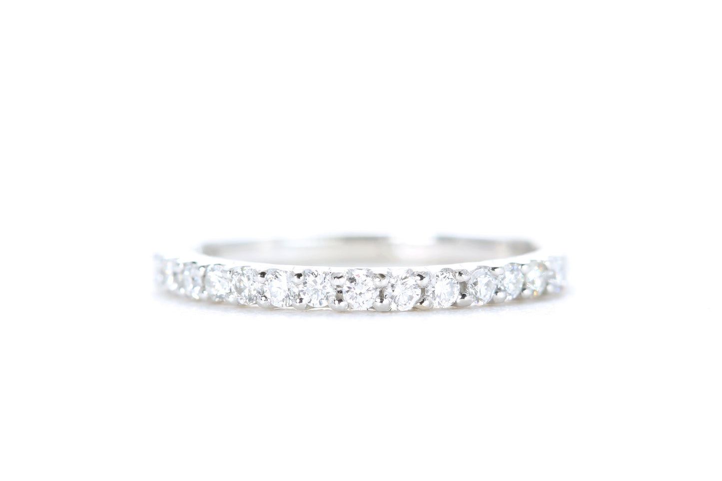 Pavé Diamond Ring 1/3 Carat in Platinum