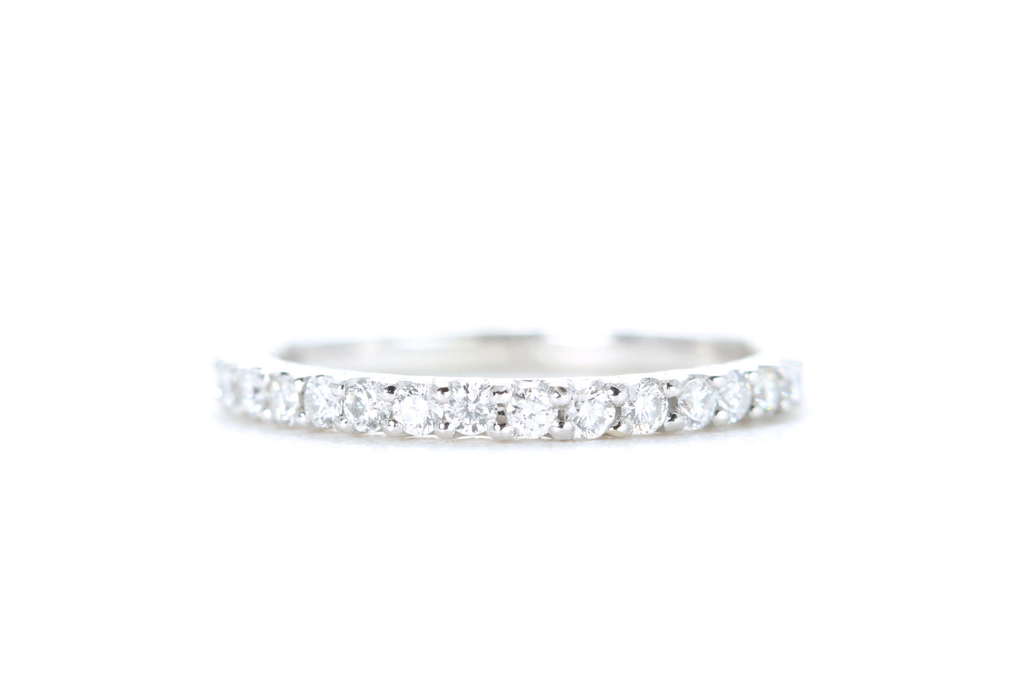 Pavé Diamond Ring 1/3 Carat in Platinum