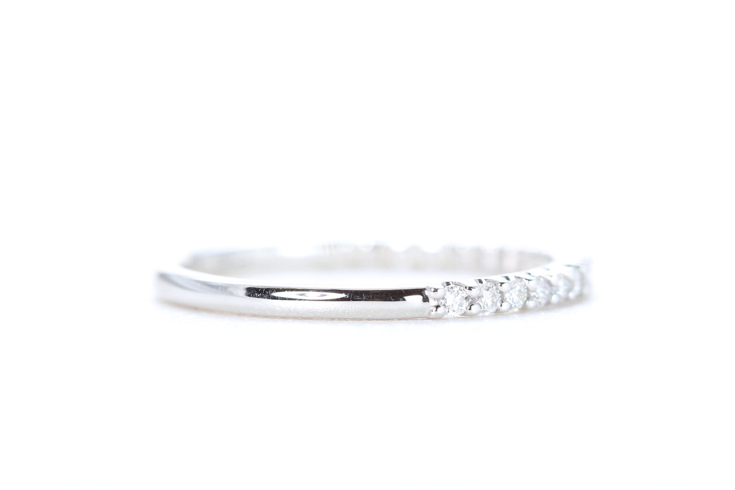 Pavé Diamond Ring 1/4 Carat in Platinum