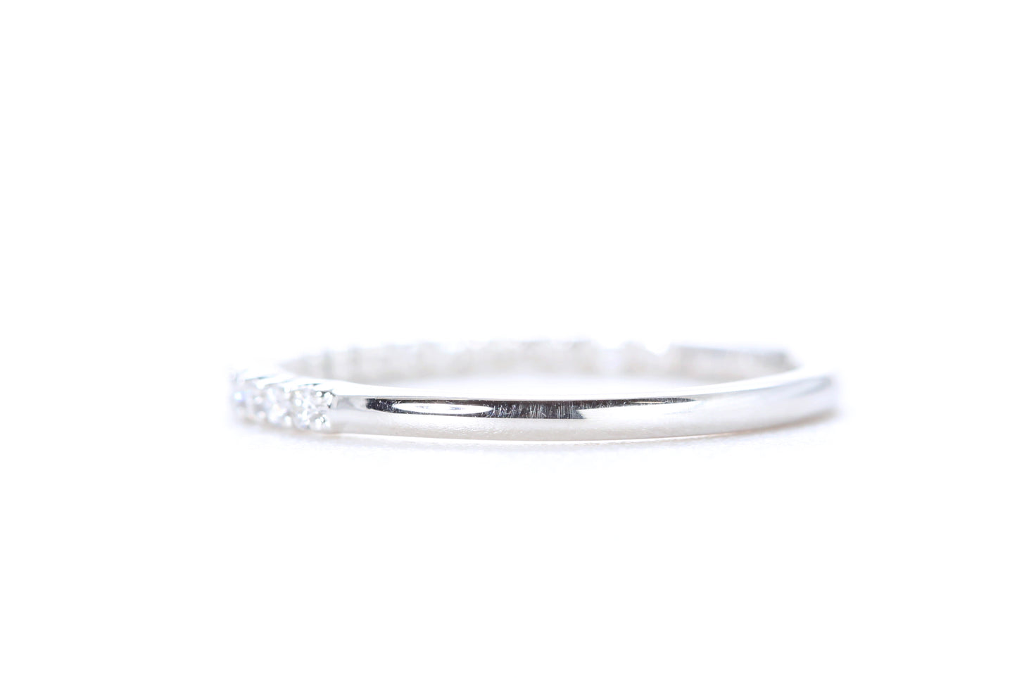 Pavé Diamond Ring 1/4 Carat in Platinum