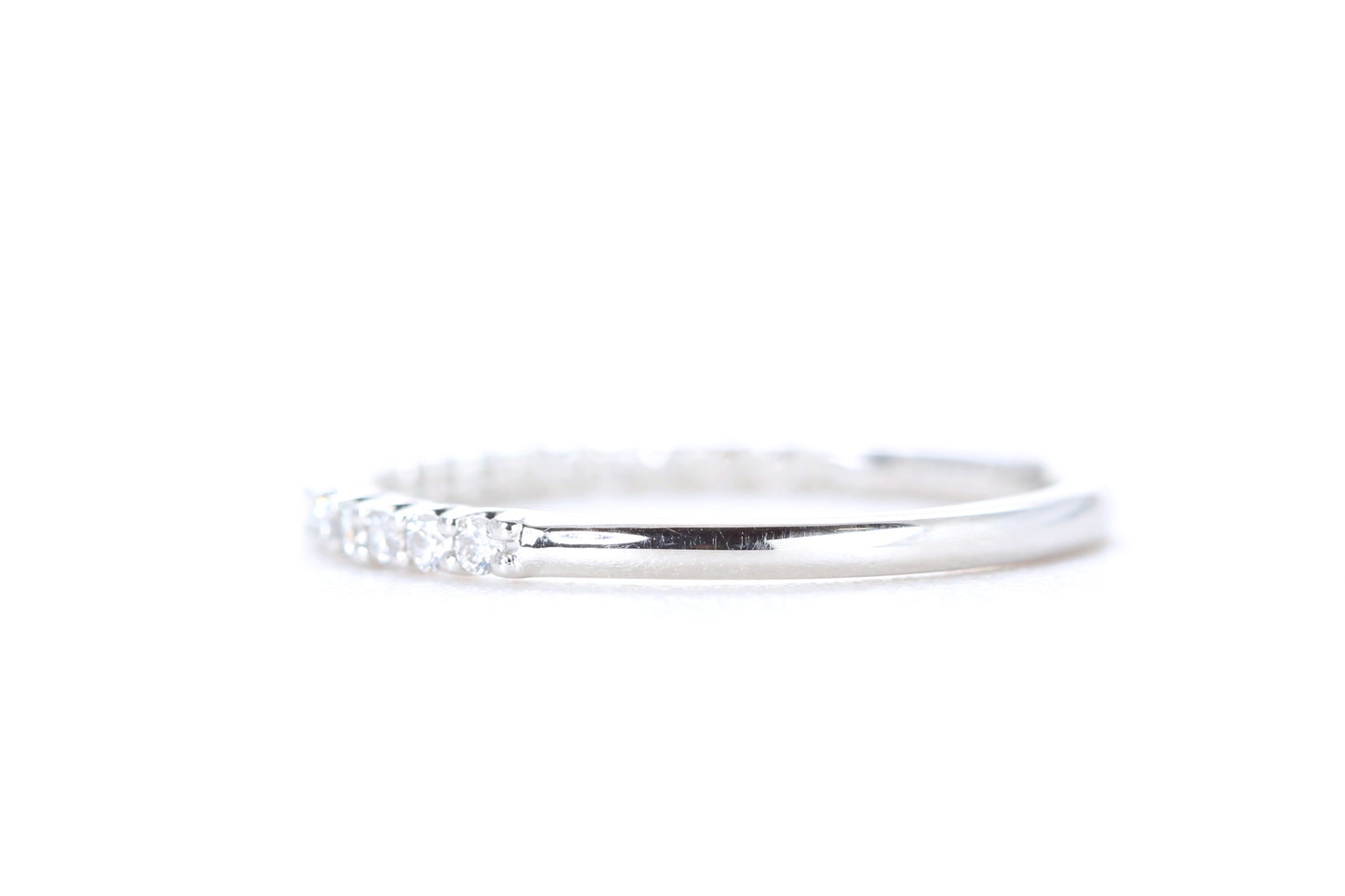 Pavé Diamond Ring 1/4 Carat in Platinum