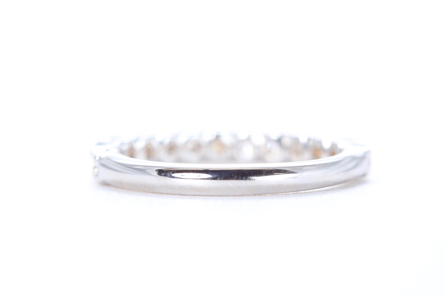 Micro Pavé 3/4 Carat Diamond Ring in 18K White Gold