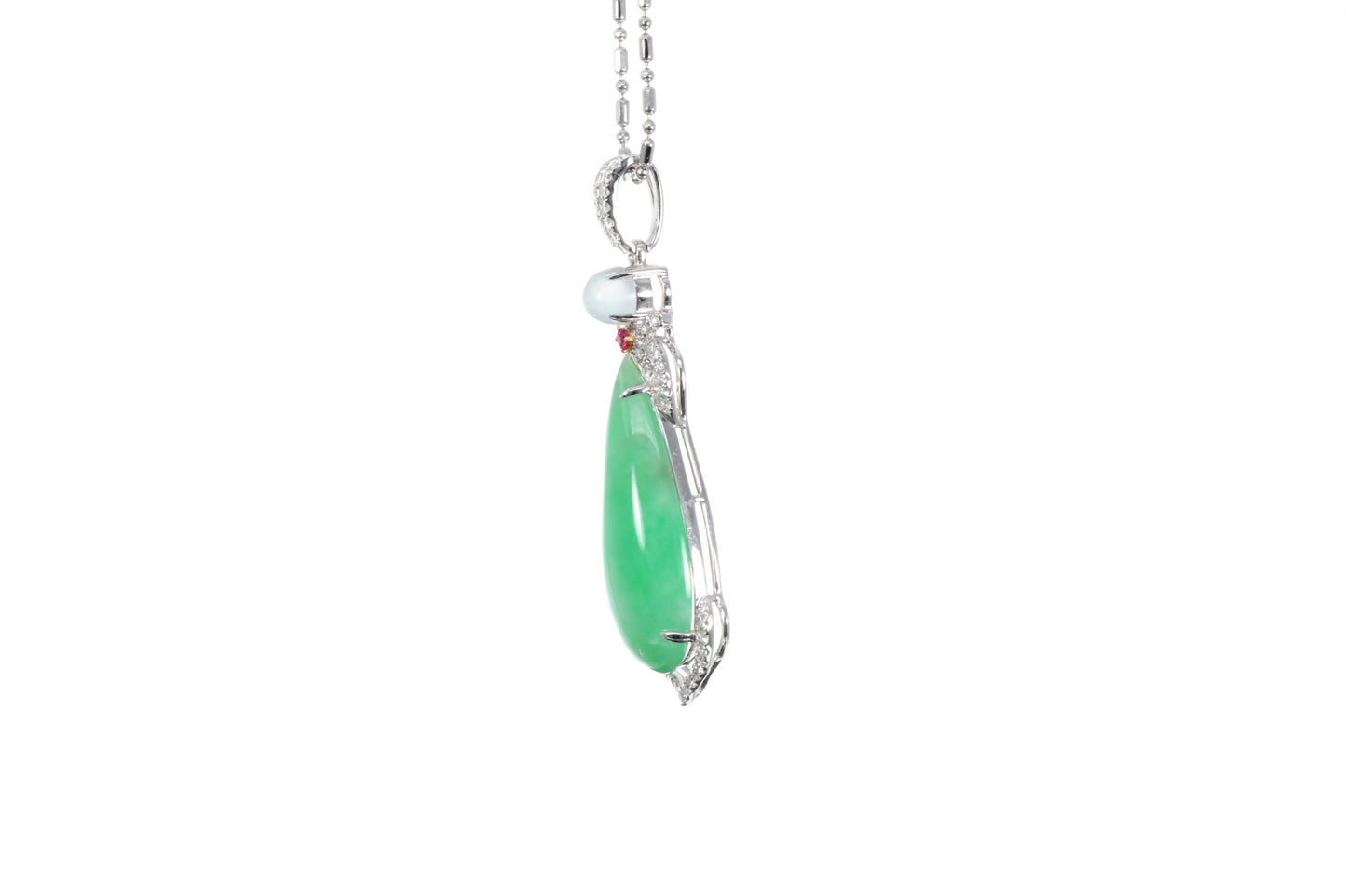 Pear Shaped Jadeite Pendant