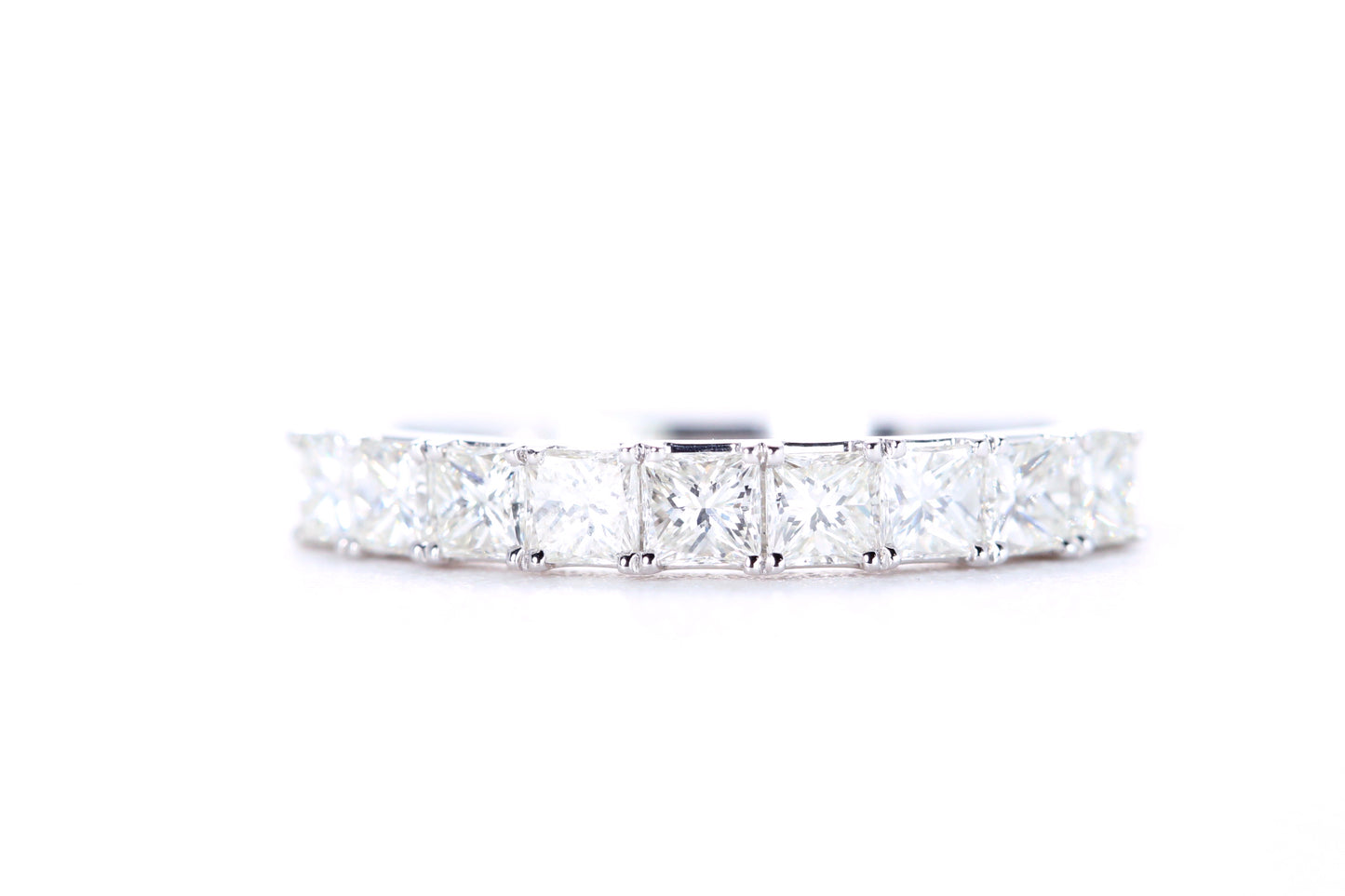 Princess Cut Diamond Band