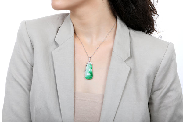 Jadeite Gourd Pendant