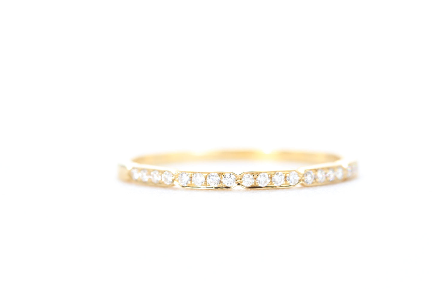 Segmented Diamond Ring