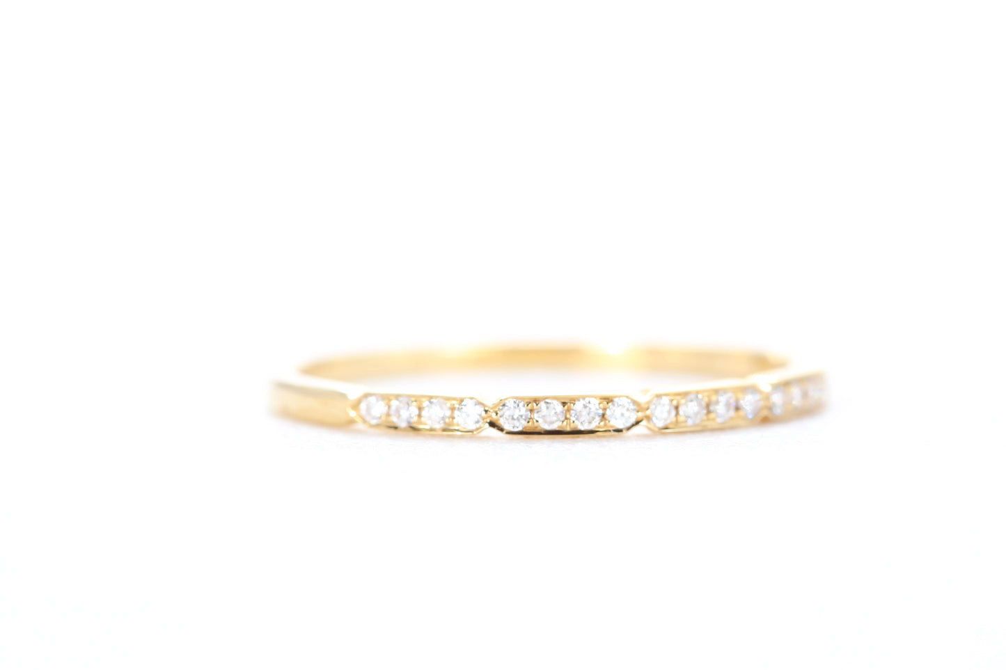 Segmented Diamond Ring