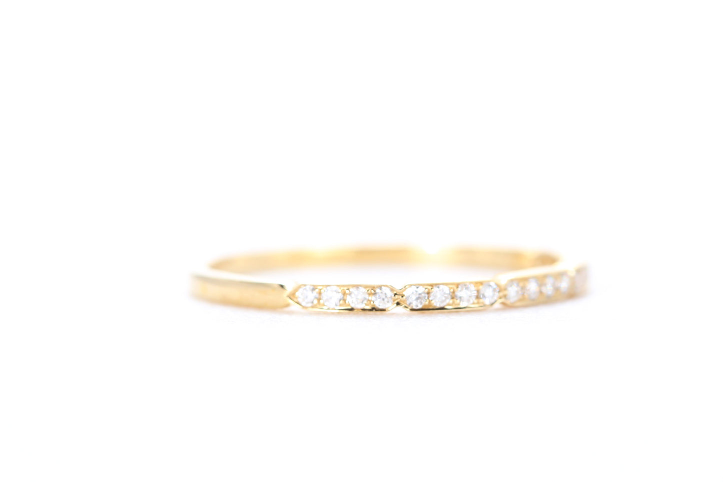 Segmented Diamond Ring