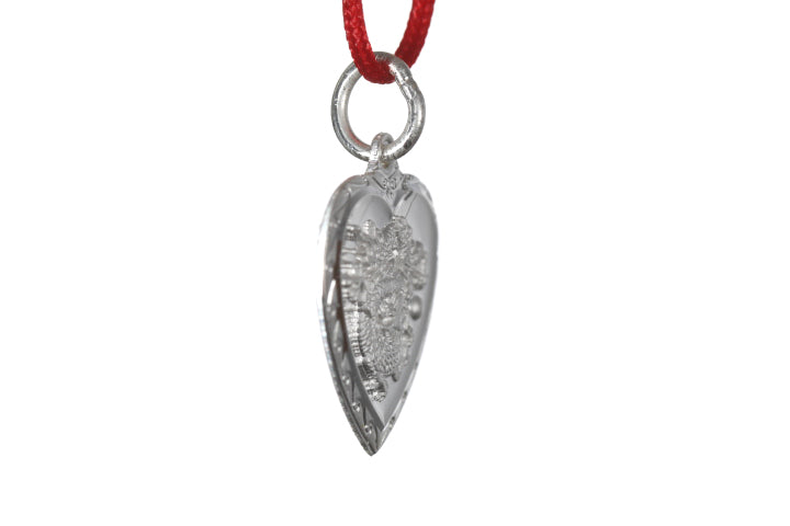 Sterling Silver Mini Heart Dragon Pendant