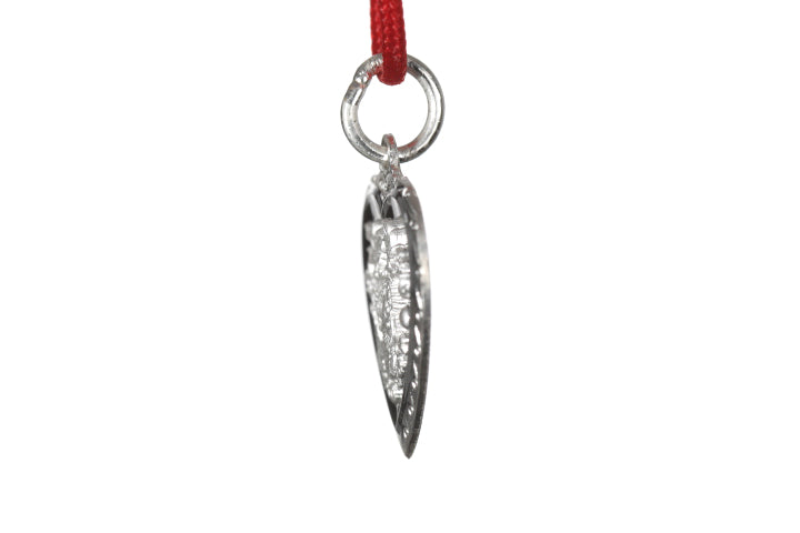 Sterling Silver Mini Heart Dragon Pendant