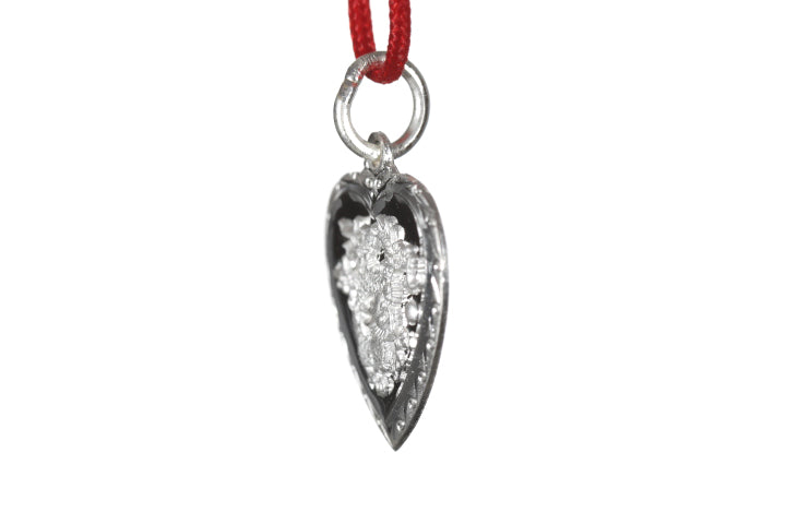 Sterling Silver Mini Heart Dragon Pendant