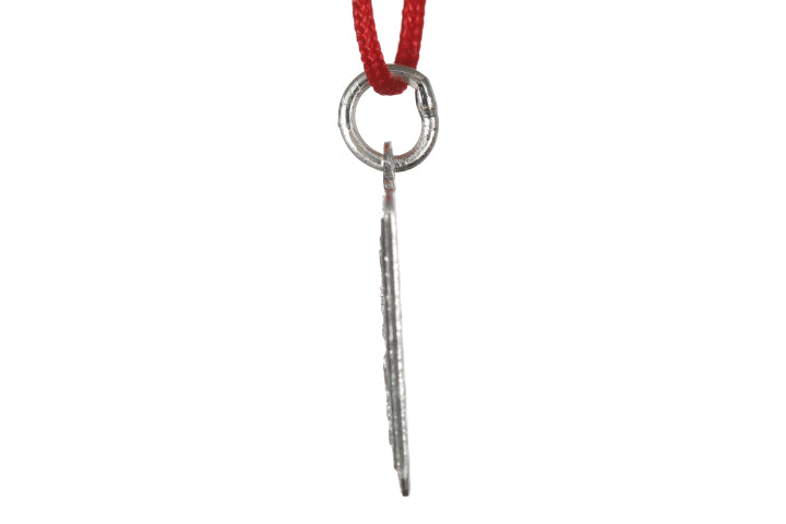 Sterling Silver Mini Rectangle Dragon Pendant