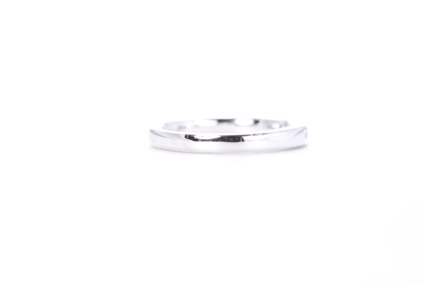Single Row Pavé Diamond Ring 1/5 Carat in Platinum