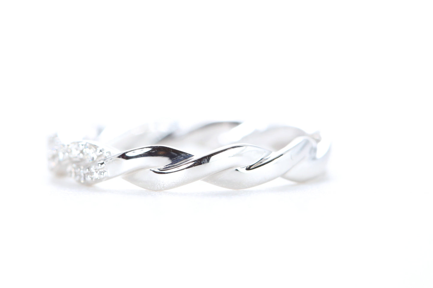 Twist Diamond Ring