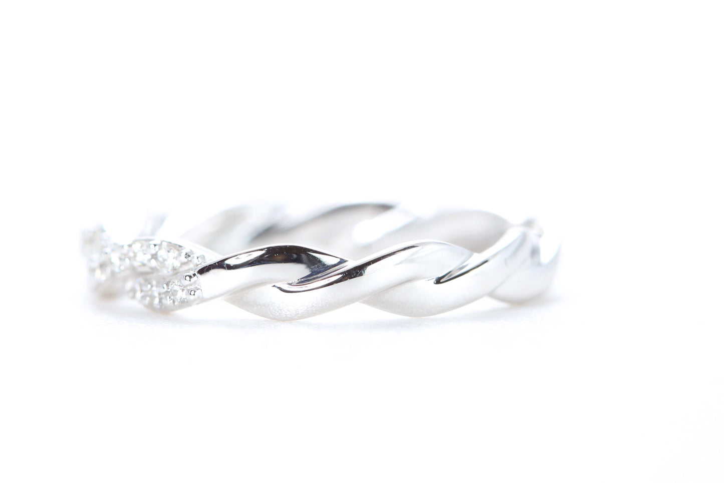 Twist Diamond Ring