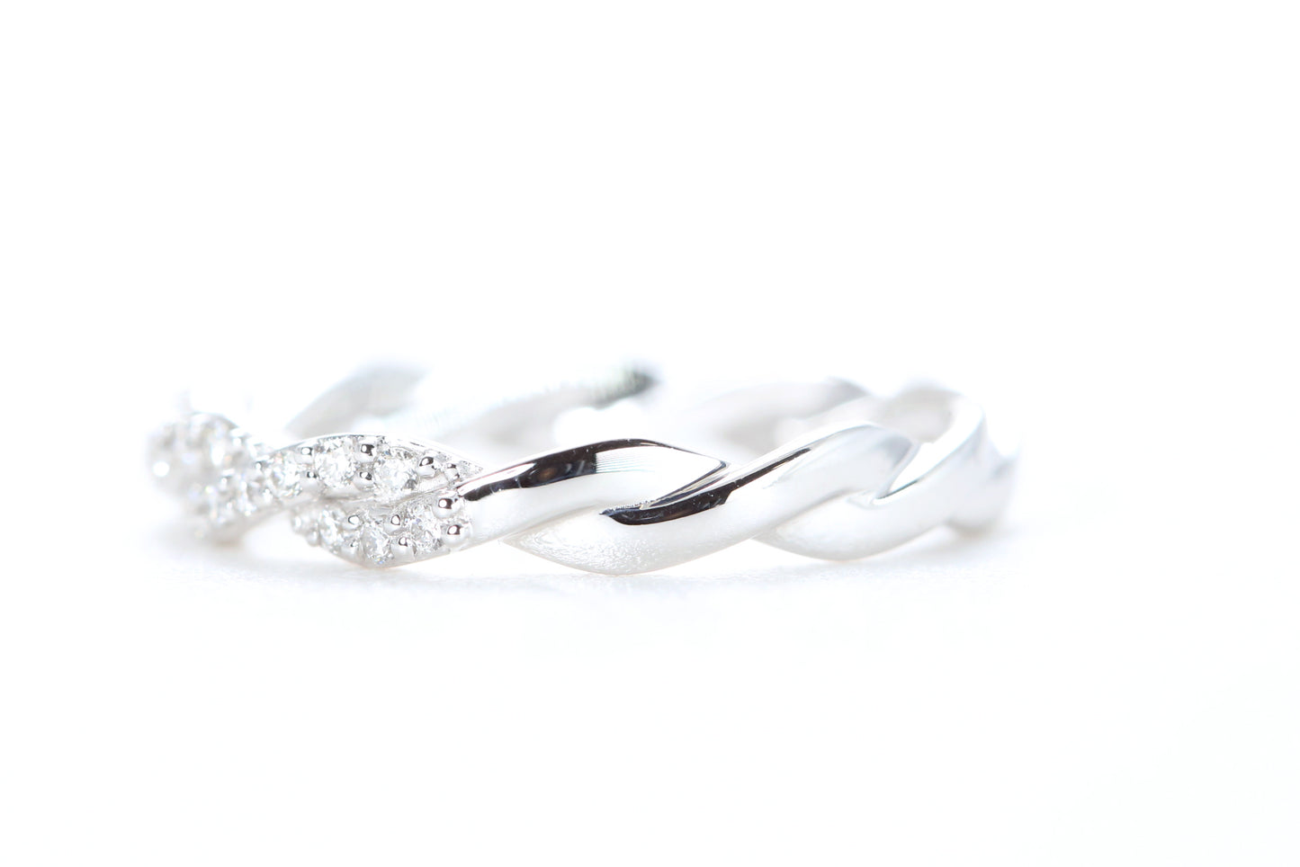 Twist Diamond Ring